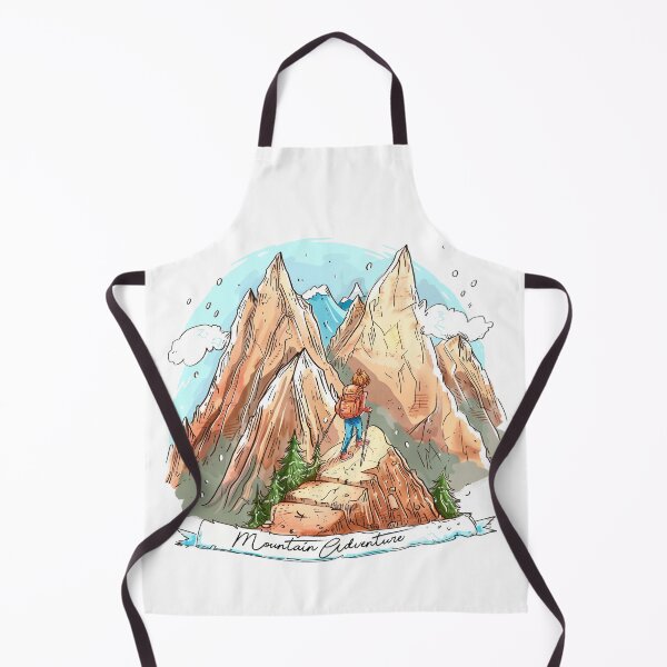 Item preview, Cartoon Majestic Mountain Adventure Art designed and sold by kjon88.