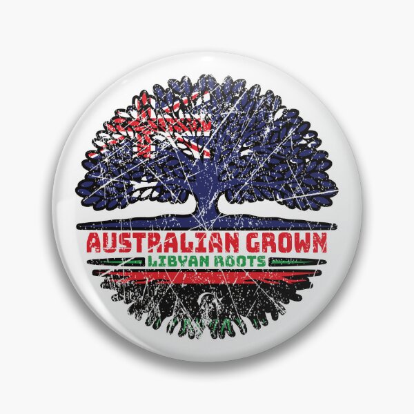 Item preview, Libya Libyan Australian Australia Tree Roots Flag designed and sold by FlagX.
