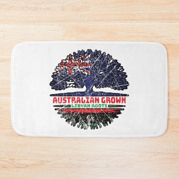 Item preview, Libya Libyan Australian Australia Tree Roots Flag designed and sold by FlagX.