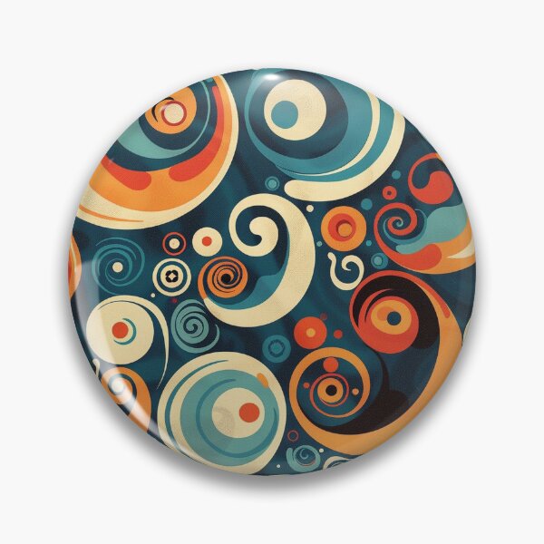 Item preview, Groovy Abstract Pattern designed and sold by GlassFrogPrints.