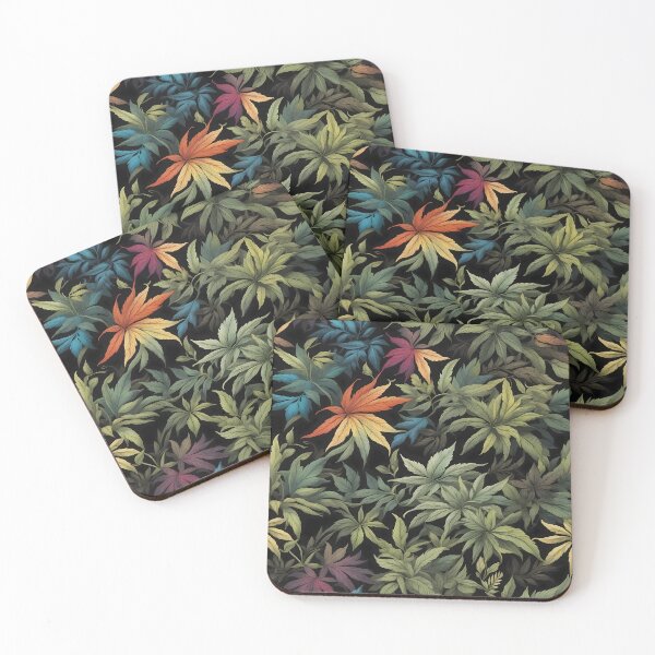 Item preview, Vibrant fun Marijuana  Autumn Leaves Pattern designed and sold by FocusedArt.