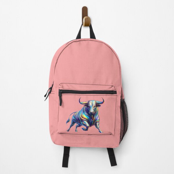 Item preview, Arena bull in rainbow flowing colors designed and sold by AD-Digital-Art.