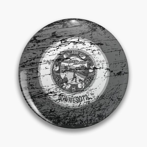 Item preview, Minnesota flag flag used-look designed and sold by GeogDesigns.
