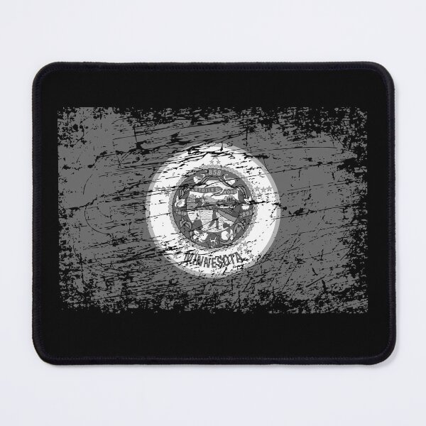 Item preview, Minnesota flag flag used-look designed and sold by GeogDesigns.