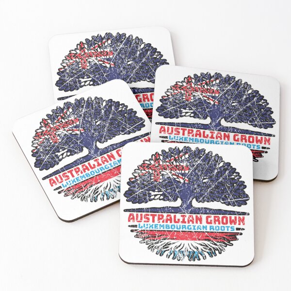 Item preview, Luxembourg Luxembourgian Australian Australia Tree Roots Flag designed and sold by FlagX.