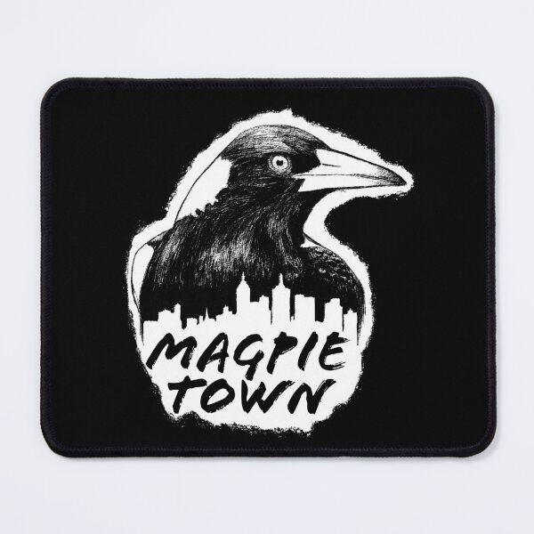 Item preview, Magpie Town Black & White designed and sold by LegallyDistinct.