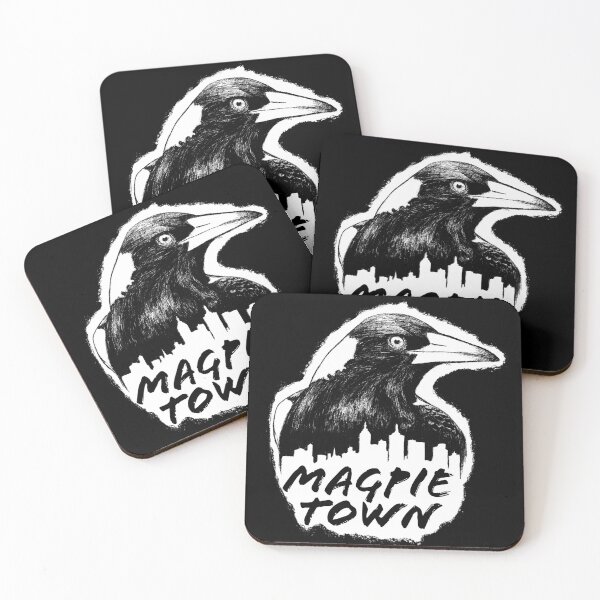 Item preview, Magpie Town Black & White designed and sold by LegallyDistinct.