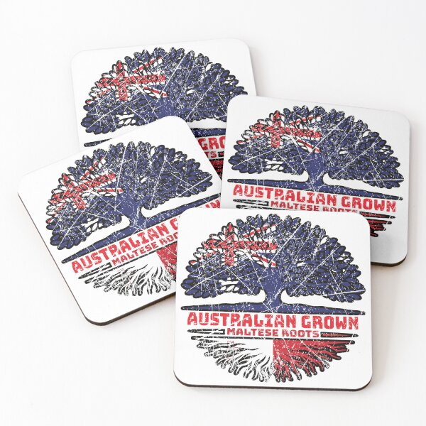 Item preview, Malta Maltese Australian Australia Tree Roots Flag designed and sold by FlagX.