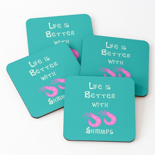 Item preview, Life is Better with Shrimps designed and sold by Studio LeDauphin.
