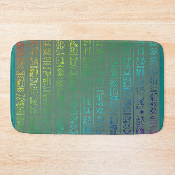 Item preview, Shimmering hieroglyphic tablet designed and sold by AnnabellaRh.