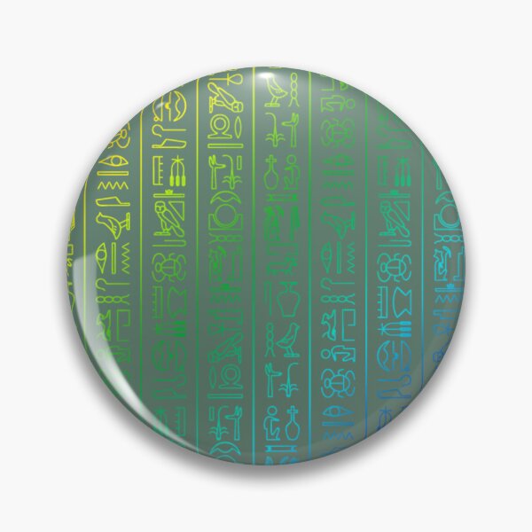 Item preview, Shimmering hieroglyphic tablet designed and sold by AnnabellaRh.