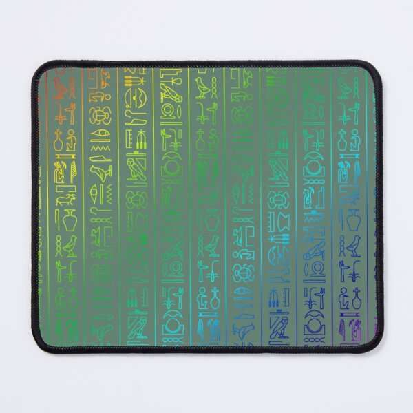 Item preview, Shimmering hieroglyphic tablet designed and sold by AnnabellaRh.