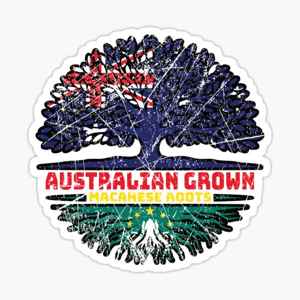 Item preview, Macau Macanese Australian Australia Tree Roots Flag designed and sold by FlagX.