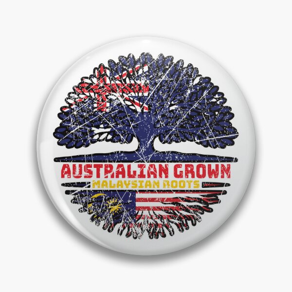 Item preview, Malaysia Malaysian Australian Australia Tree Roots Flag designed and sold by FlagX.