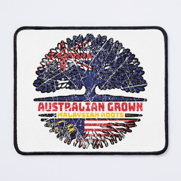 Item preview, Malaysia Malaysian Australian Australia Tree Roots Flag designed and sold by FlagX.