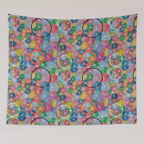 Item preview, Varieties color flowers with varieties circle. designed and sold by fbtrisha.
