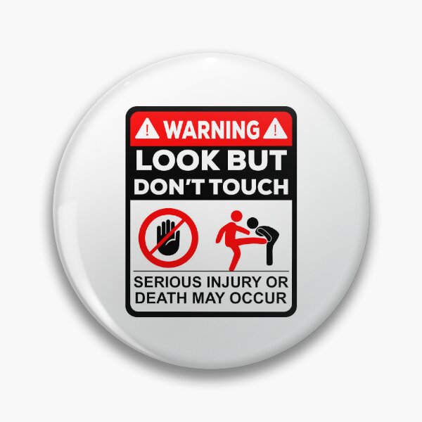 Item preview, Look But don't touch designed and sold by ElseWorldDesign.