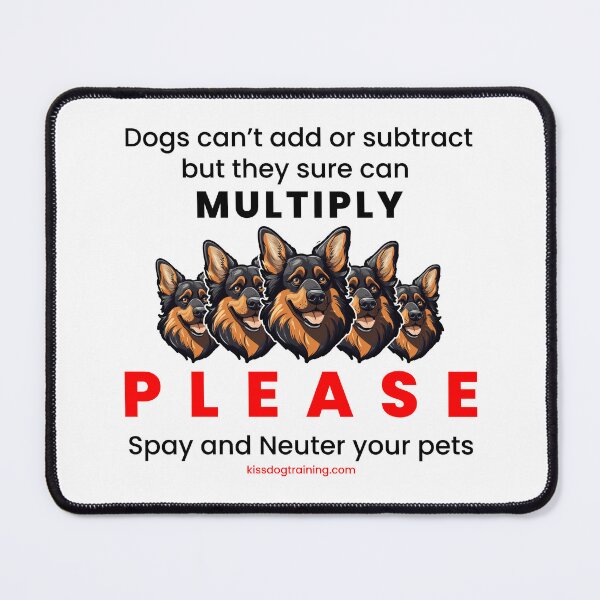 Item preview, Dogs Can Sure Multiply For Light Colored Shirt designed and sold by KissDogTraining.