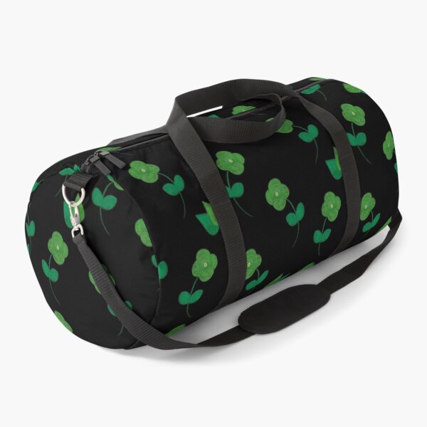 Item preview, Cute Green Blossom Pattern on Black - Retro Style designed and sold by Negin Mf Designs.