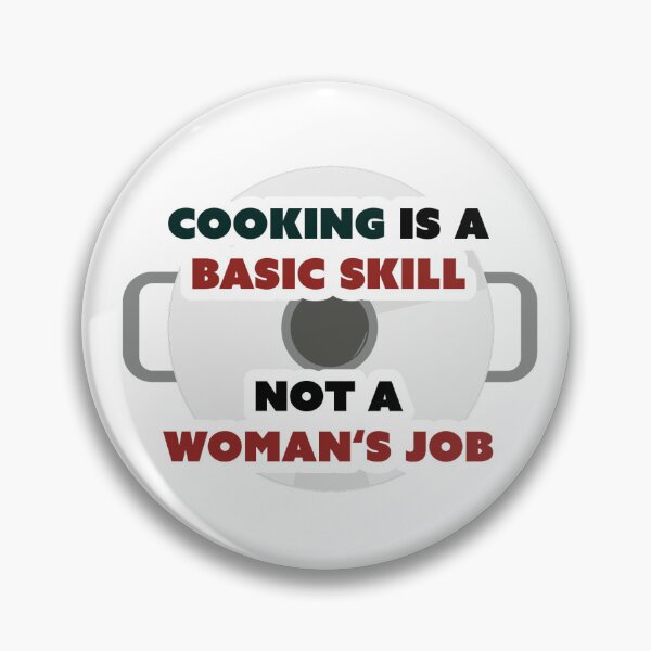 Item preview, feminist sticker cooking designed and sold by Rombooks.