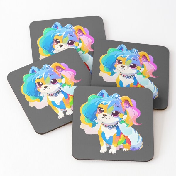 Item preview, Rainbow Pup: Prideful and Playful Fashion Tee designed and sold by WitMeme.