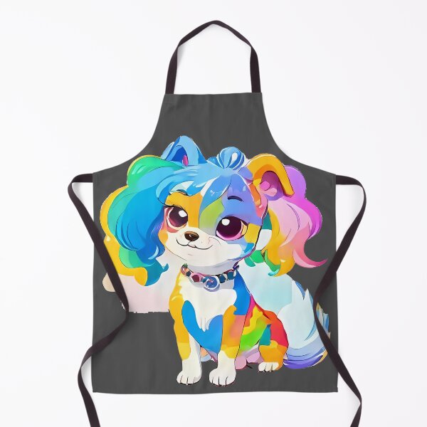Item preview, Rainbow Pup: Prideful and Playful Fashion Tee designed and sold by WitMeme.