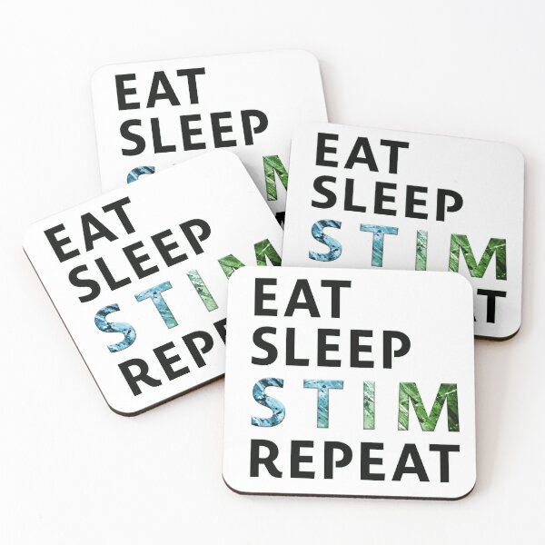 Item preview, EAT SLEEP STIM REPEAT designed and sold by ML--Designs.