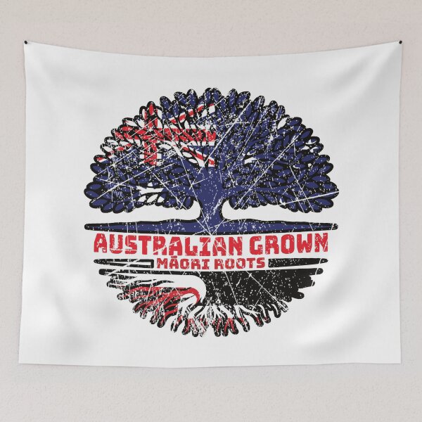 Item preview, Maori Australian Australia Tree Roots Flag designed and sold by FlagX.