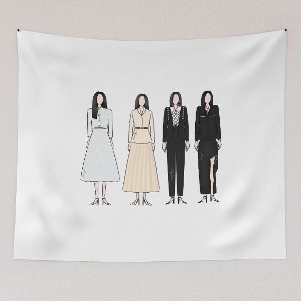 Item preview, Kim Ji Won Outfit From Queen Of Tears Korean Drama  designed and sold by ArtRaftPro.