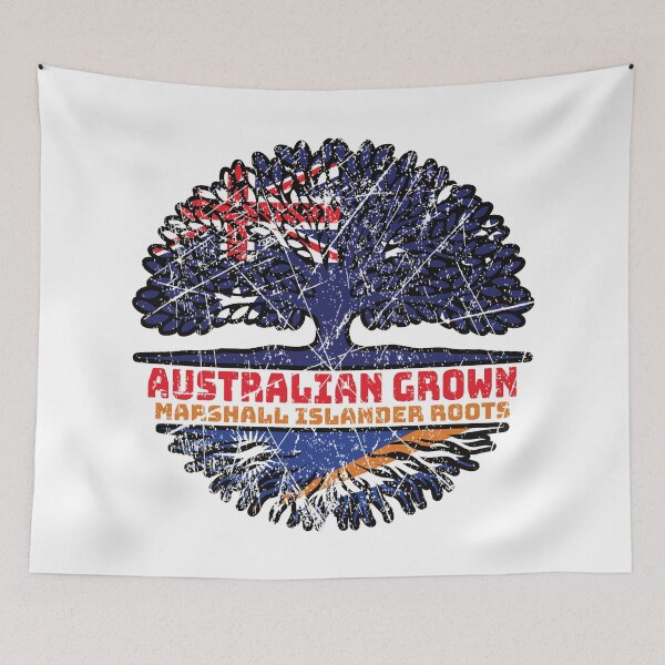 Item preview, Marshall Islands Marshall Islander Australian Australia Tree Roots Flag designed and sold by FlagX.