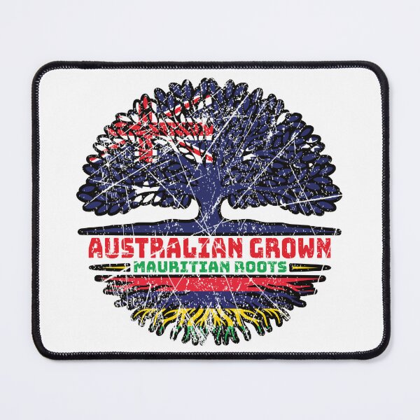 Item preview, Mauritius Mauritian Australian Australia Tree Roots Flag designed and sold by FlagX.