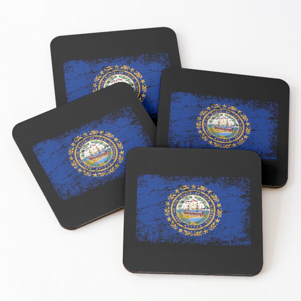 Item preview, New Hampshire flag used look designed and sold by GeogDesigns.