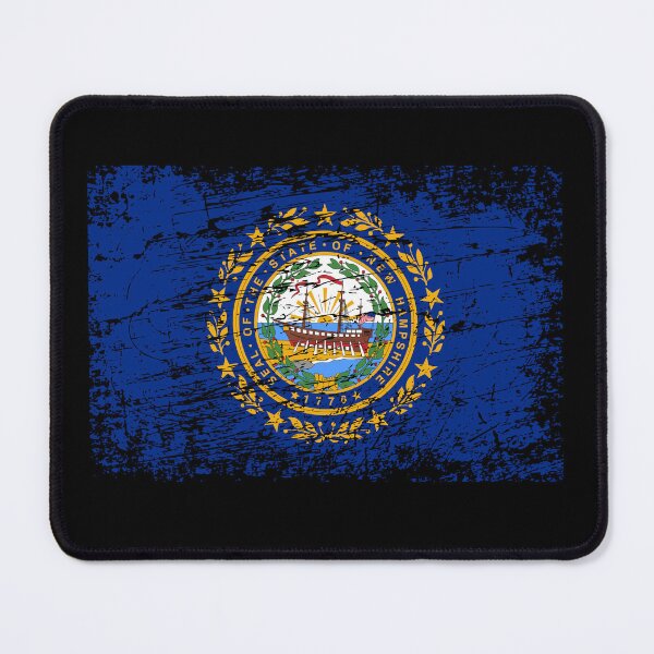 Item preview, New Hampshire flag used look designed and sold by GeogDesigns.