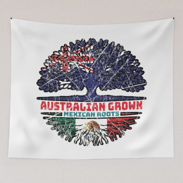 Item preview, Mexico Mexican Australian Australia Tree Roots Flag designed and sold by FlagX.