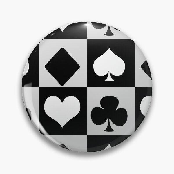 Item preview, Checkered Spade Club Heart And Diamond Shapes designed and sold by PatternTitan.