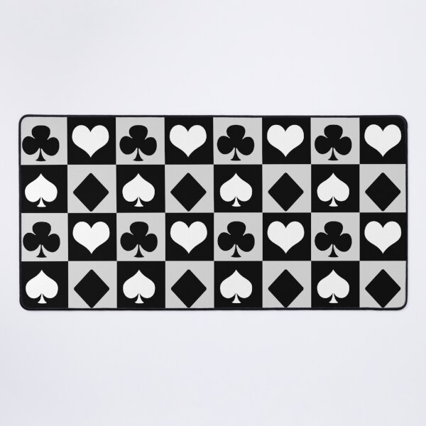 Item preview, Checkered Spade Club Heart And Diamond Shapes designed and sold by PatternTitan.