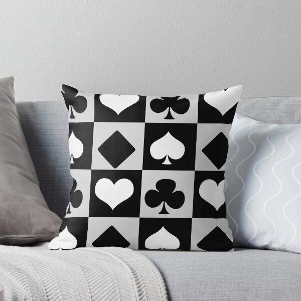 Item preview, Checkered Spade Club Heart And Diamond Shapes designed and sold by PatternTitan.