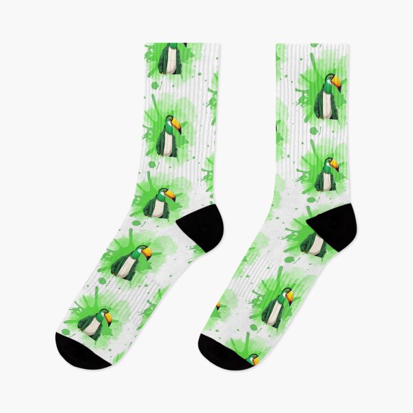 Item preview, Cute green toucan designed and sold by Yeyishop.