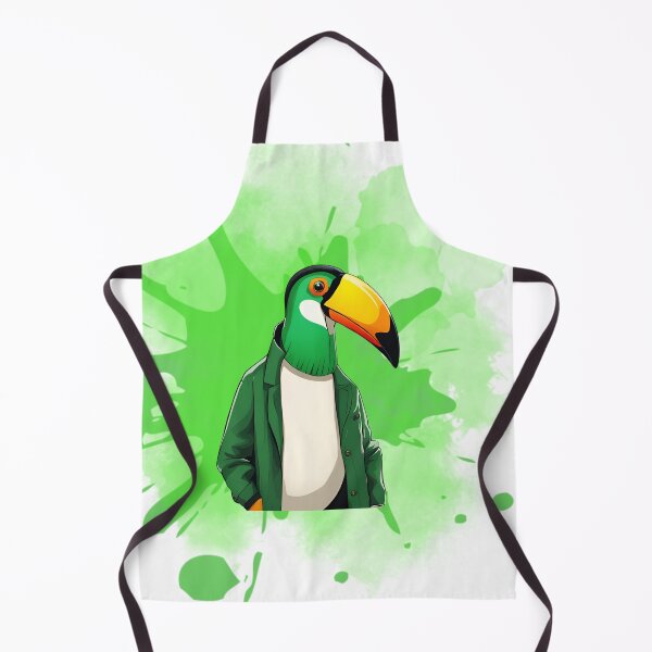 Item preview, Cute green toucan designed and sold by Yeyishop.