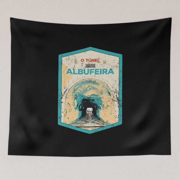 Item preview, Illustration of the Famous Albufeira Beach Access Tunnel, Algarve, Portugal designed and sold by Lemomo-artworks.