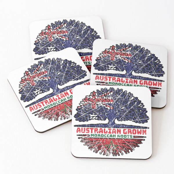 Item preview, Morocco Moroccan Australian Australia Tree Roots Flag designed and sold by FlagX.