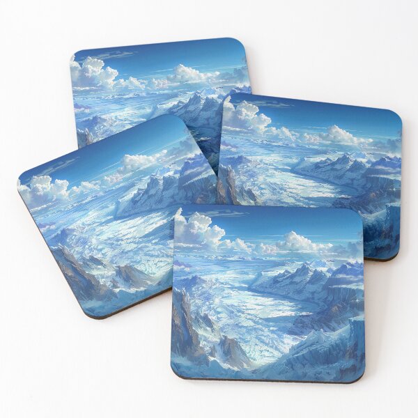 Item preview, Fantasy Snowy Mountains Landscape designed and sold by Lumaria Designs.