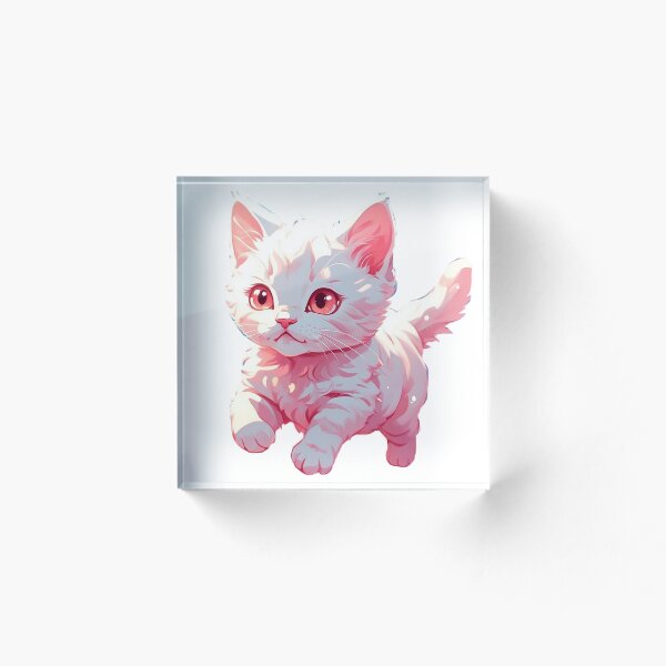 Artikelvorschau, Pinke Katze  entworfen und verkauft von LevCreates.