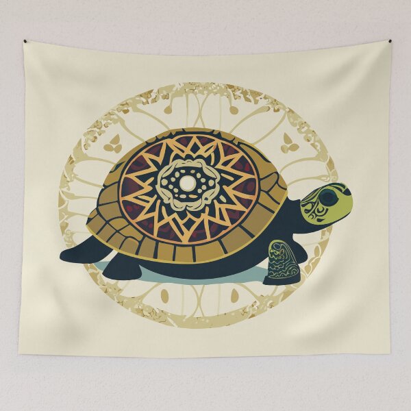 Item preview, Turtle with a Mandala Carapace designed and sold by JoanNinjaHen.