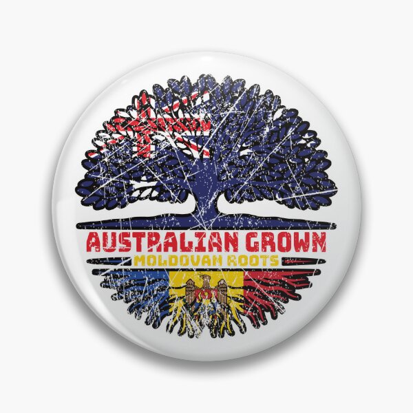 Item preview, Moldova Moldovan Australian Australia Tree Roots Flag designed and sold by FlagX.