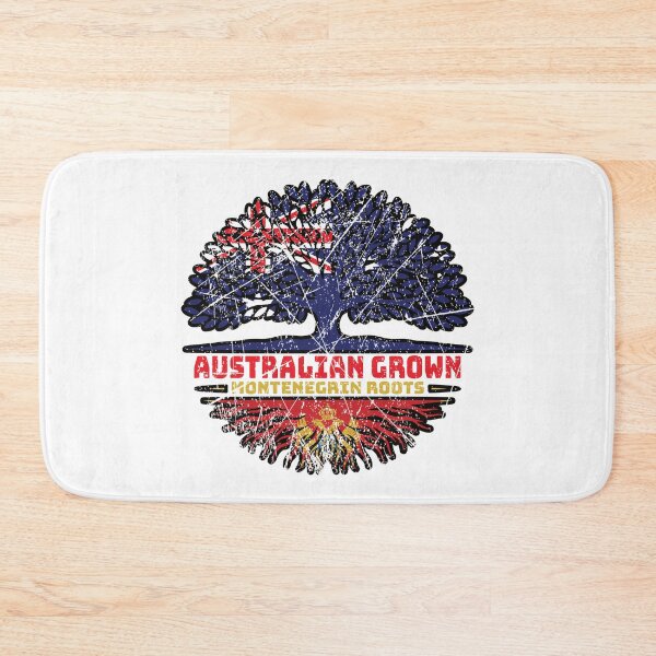 Item preview, Montenegro Montenegrin Australian Australia Tree Roots Flag designed and sold by FlagX.