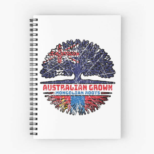 Item preview, Mongolia Mongolian Australian Australia Tree Roots Flag designed and sold by FlagX.