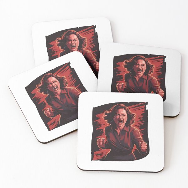 Item preview,  Fierce Woman Expressing Intense Anger designed and sold by TeeSocio.