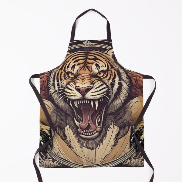 Item preview, Winged tiger tattoo designed and sold by MatrixTattoo.