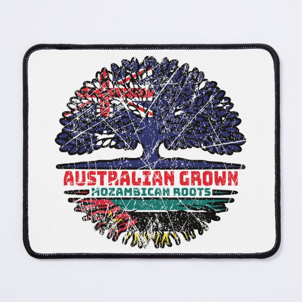 Item preview, Mozambique Mozambican Australian Australia Tree Roots Flag designed and sold by FlagX.